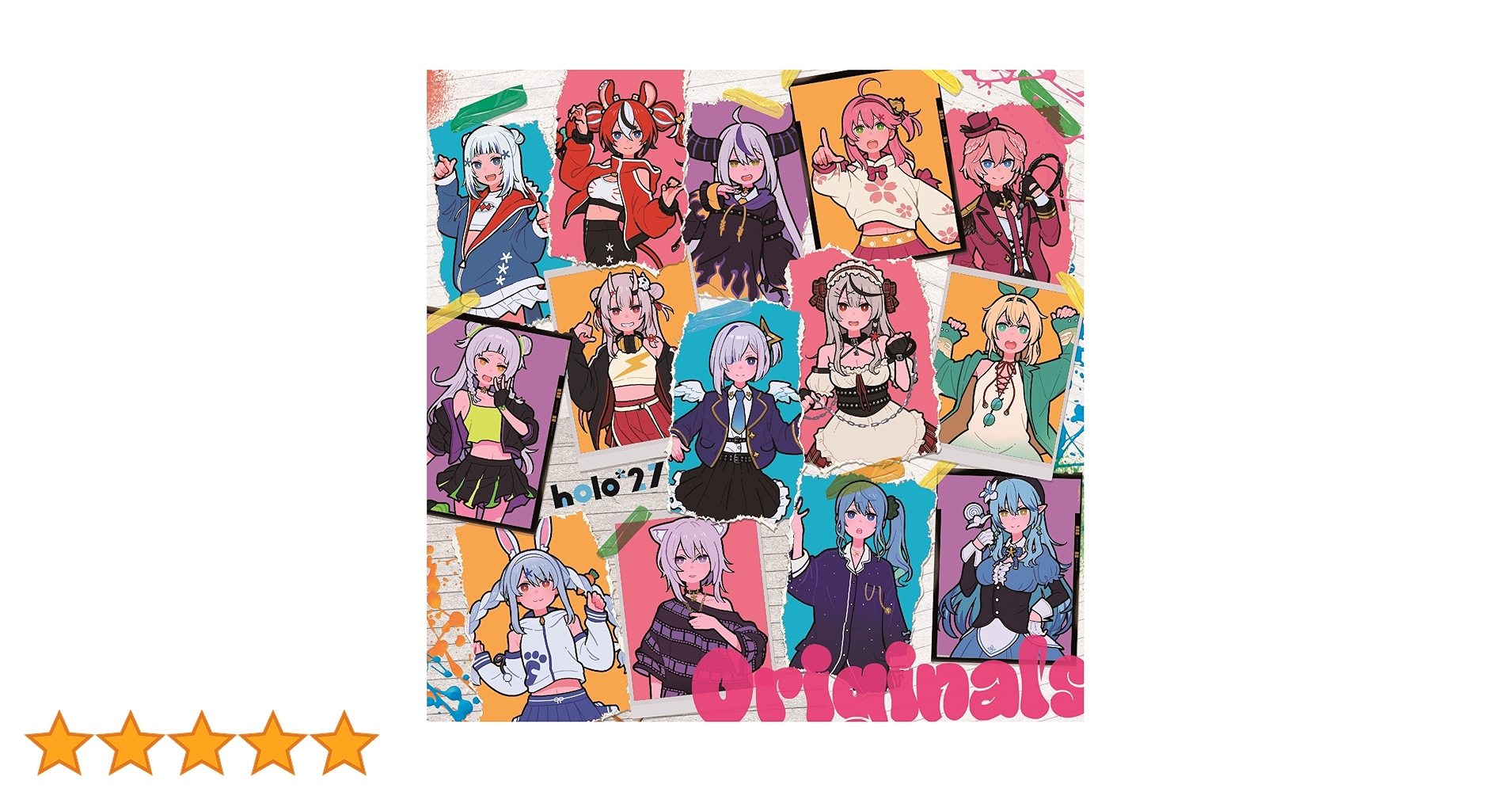【未使用シリアル付き 5枚セット 】Hollow 通常盤（初回仕様） 開封済み Amazon | holo*27 Originals Vol.1 (通常盤) | holo*27 | アニメ